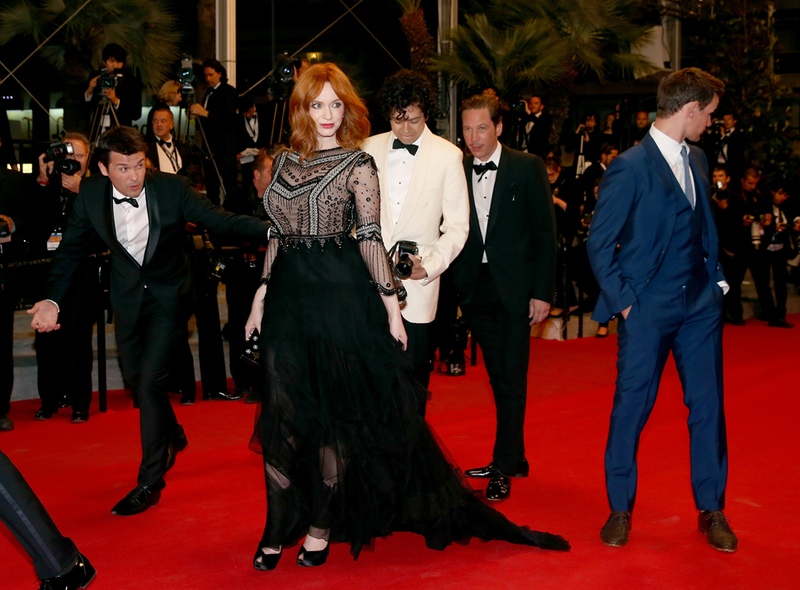 Illustration for article titled More Cannes Fashion: Gorgeous Gowns and Hideous Hooded Dresses